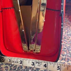 Ford Mustang red patent leather purse✨